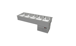 Ванна холодильная встраиваемая ВОВ-206/GN GASTROLUX
