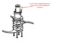 Ручка ножа для вертикального куттера VCB-61 HALLDE (22504)