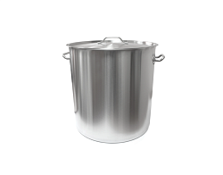 Котел нержавеющий 71,0 л, высокий для индукции плиты одинарное дно 45х45 см ROAL