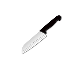 Нож с бороздками 18 см, черный MACO (413960)