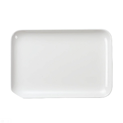 Блюдо 33,7x23,2x2,5 см прямоугольное с бортом White пластик меламин P.L. PROFF CUISINE (5913)