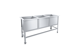 Ванна моечная 3 секции Стандарт ЦК ВМО3-700СЦК-М ПИЩЕВЫЕ ТЕХНОЛОГИИ