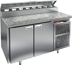 Стол для пиццы PZ2-11/GN камень HICOLD