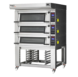 Печь подовая с подставкой с направляющими BAKERY LINE E4K2S DPBI-T APACH
