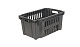 Ящик перфорированный 540х360х260 мм 105, объём 38 чёрный ТАРА