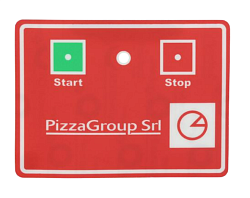 Панель кнопочная из поликарбоната для PIZZA GROUP (A93OL78007)