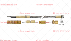 Термоэлемент 90 см в наборе для печи (3440074)