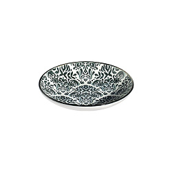 Тарелка глубокая 20см 550мл Toledo Black Green 1972 BY ID FINE