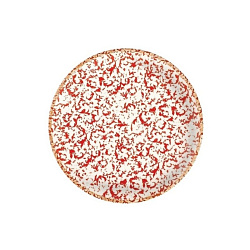 Тарелка 23см Venecia Maroon ID Fine