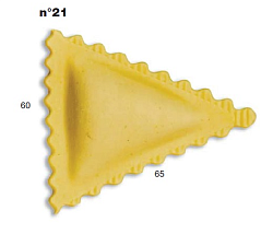 Штамп для равиоли для насадки MULTIPASTA треугольник 60Х65 мм 21 LA MONFERRINA
