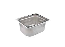 Гастроемкость 1/2 150 мм 9,2 л нержавеющая, перфорированная 4 мм MGSTEEL