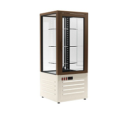 Витрина кондитерская D4 VM 120-1 (R120C) (1015-0102 (бежево-коричневый)) ПОЛЮС