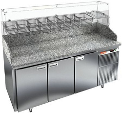 Стол для пиццы PZ3-111/GN (камень) HICOLD