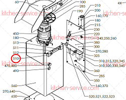 Шарнир для овощерезки RG-300i HALLDE (47017)