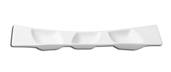 Тарелка прямоугольная, 3 секции, 20x6,5 см Mazza RAK PORCELAIN