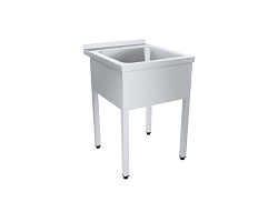 Ванна моечная 1 секция Профи ВМОцб1-500ПНТ с бортом ПИЩЕВЫЕ ТЕХНОЛОГИИ