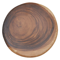 Блюдо 40x3,8 см круглое African Wood пластик меламин  P.L. PROFF CUISINE (S32316-TAI)