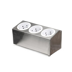 Контейнер для столовых приборов 3 отделения 38х15х13,5 см P.L. PROFF CUISINE (JQ-OT228AP)