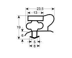 Уплотнитель изоляционный для AMITEK (R00059)