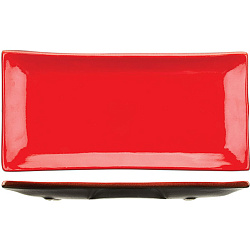Блюдо для подачи керамика «Кармин» DYMOV