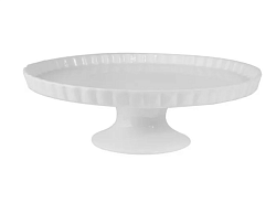 Подставка для торта фарфоровая белая KUNSTWERK