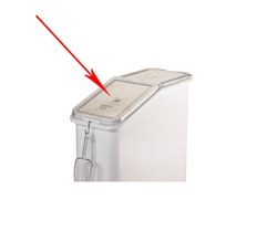 Крышка передняя откидная для контейнера для сыпучих продуктов CAMBRO (IBS27-148)