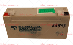 Аккумулятор 6V 3.2AH CAS (35943)
