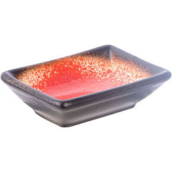 Соусник прямоугольный 50мл фарфор «Агат» KUNSTWERK