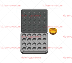 Форма для круглых тарталеток DH Tartmatic Plate 58 KOCATEQ