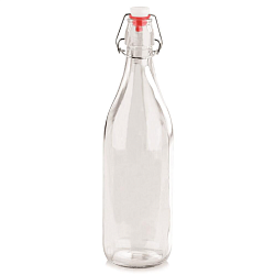 Бутылка графин для масла и уксуса 260 мл 6х19,5 см с пробкой бугельный замок стекло P.L.PROFF CUISINE