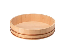 Кадка для риса, бамбук 39 см, бежевая PROHOTEL (D10-39/20-0810-2)