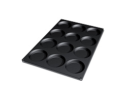 Форма для выпечки 120 мл 12 ячеек 120x22 мм Диск силикон SILIKOMART
