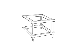Подставка для пароконвектомата GIORIK (TSP1000)