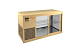 Витрина холодильная VRL 1100 L Beige HICOLD
