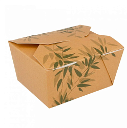 Ланч-бокс картонный Feel Green 11,3x9x6,4 см СВЧ GARCIA DE POU (131.74)