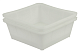 Ящик сплошной белый 430х430х160 мм объем 29.58 л ТАРА