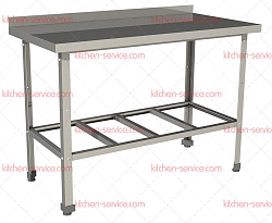 Стол производственный СП-10/7-БР-ЭК (с бортом) RESTOINOX