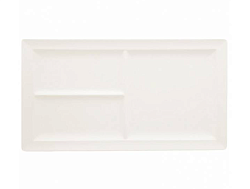 Тарелка прямоугольная 3-х секционная 39х21 см Classic Gourmet RAK PORCELAIN
