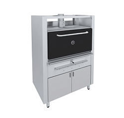 Гриль-мангал дровяной ПМ-0,45-О с окрашенной дверью на подставке ПИЩЕВЫЕ ТЕХНОЛОГИИ