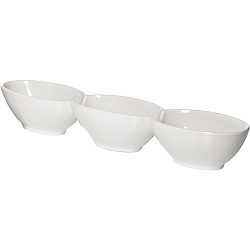 Менажница 3 секции 38х8см фарфор «Кунстверк» KUNSTWERK