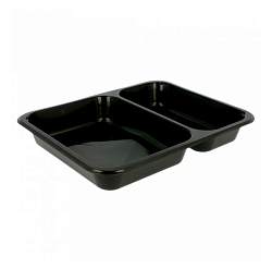 Контейнер двухсекционный СВЧ 22,5x17,5x3 см, PP GARCIA DE POU (110.38)
