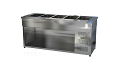 Стол холодильный для салатов без борта СОН-118500 КАМИК