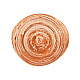 Тарелка 27см Swirl Terracotta Pebble 1972 BY ID FINE