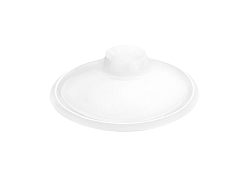 Блюдо для подачи круглое 300 мм с соусником утолщенный край WILMAX