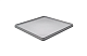 Крышка для кассет 500х500х24 мм серая TRIBECA