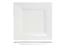 Тарелка «Кунстверк» квадратная фарфор 2х29х29 см белая KUNSTWERK