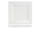 Тарелка «Кунстверк» квадратная фарфор 2х29х29 см белая KUNSTWERK