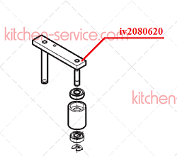 Кронштейн для картофелечистки PPJ10CE SIRMAN (IV2080620)