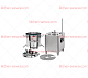 Картофелечистка PPJ 10 SC 220 В (на подставке) SIRMAN