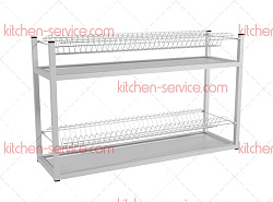 Стеллаж для тарелок СТАНДАРТ СКТН-2КС ПИЩЕВЫЕ ТЕХНОЛОГИИ